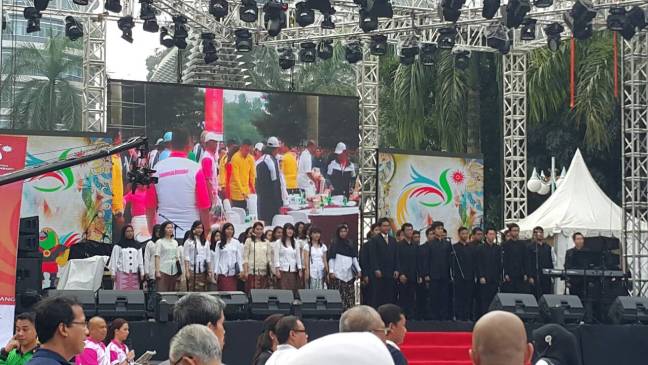 PSM-ITB dalam Grand Launching Logo dan Maskot Asian Games 2018
